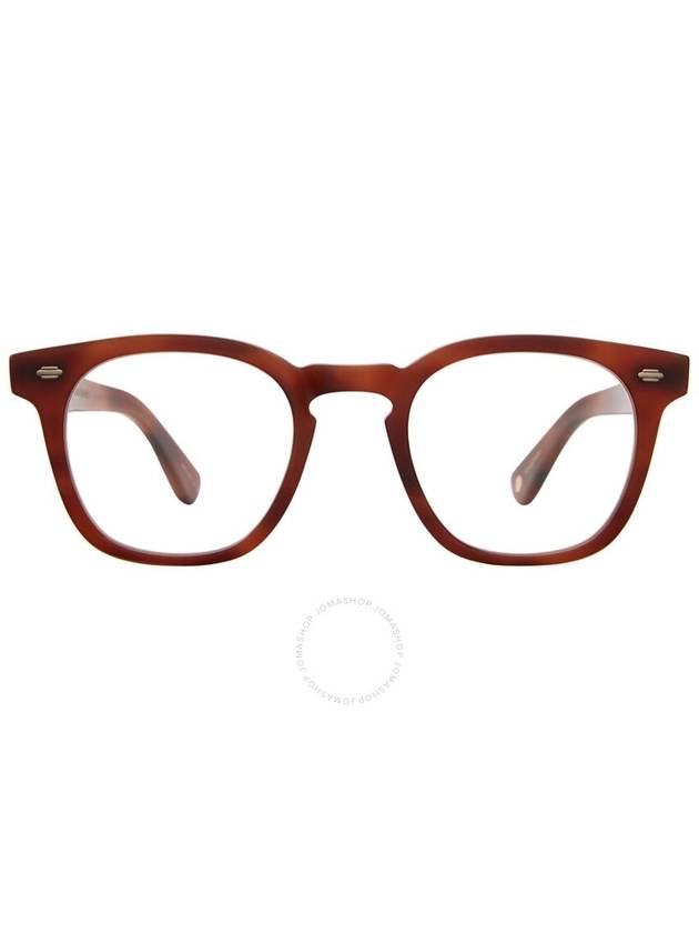 Garrett Leight BYRNE Demo Square Eyeglasses 1112 VINBRT 46 - GARRETT LEIGHT - BALAAN 1