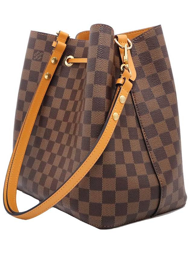 Women s Louis Vuitton N40213 Damier Eben Canvas Neonoe MM Bucket Bag Shoulder gt Gangbuk used luxury goods - LOUIS VUITTON - BALAAN 6