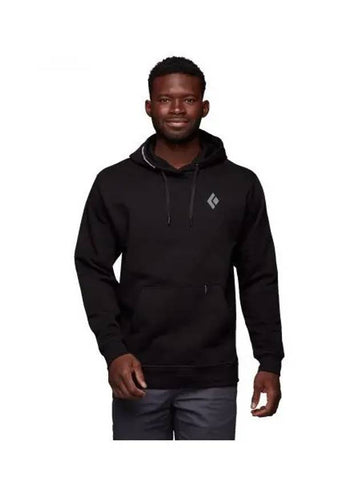 BLACK DIAMOND BD mountain badge hoodie MENS NAMAP730235 - BLACK & BROWN - BALAAN 1