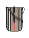 Icon Stripe Phone Case Mini Cross Bag Beige - BURBERRY - BALAAN 1