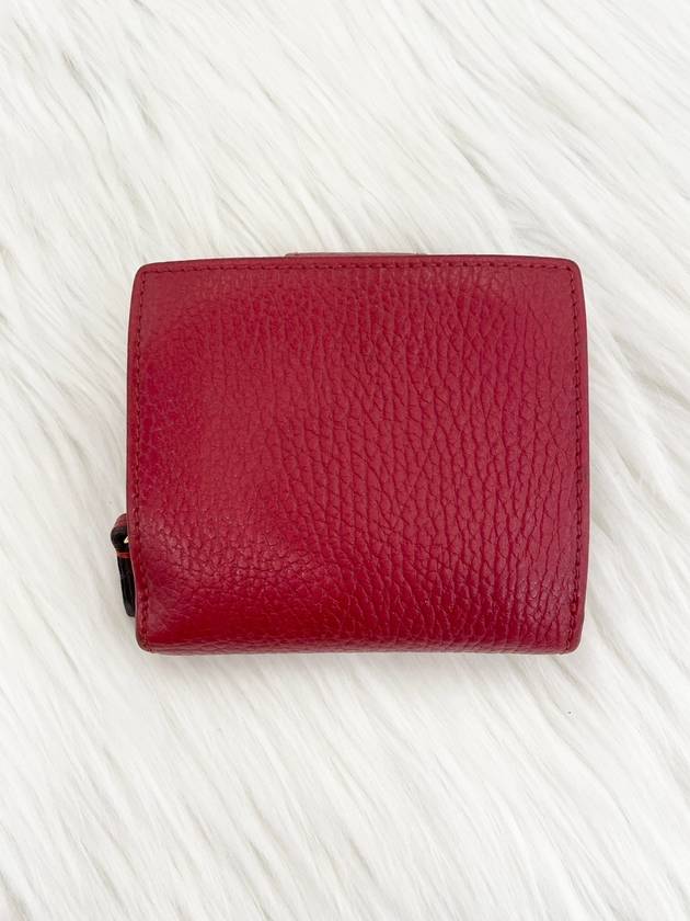 Women s GG Marmont Flap Bicycle Wallet Red 523193 Condition A - GUCCI - BALAAN 4