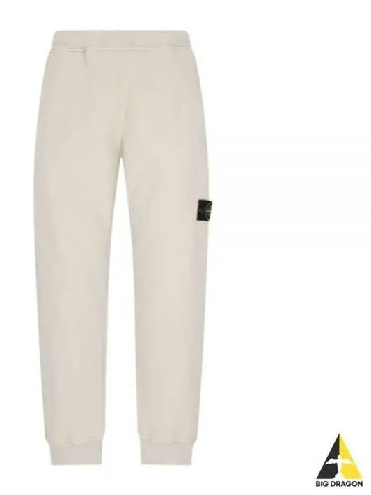 Signature Wappen Patch Cotton Exhaust Pants Plaster - STONE ISLAND - BALAAN 2