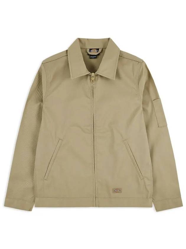 Unlined Eisenhower Jacket Khaki JT75 KH - DICKIES - BALAAN 1