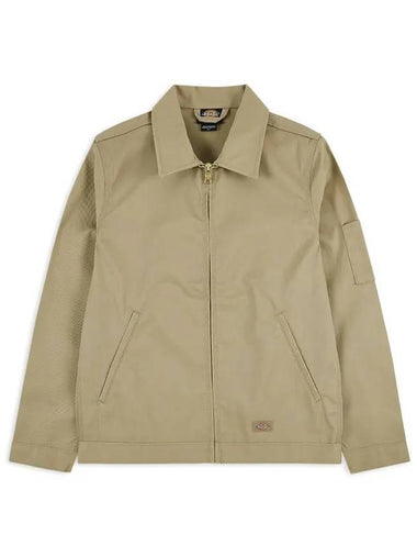 Unlined Eisenhower Jacket Khaki JT75 KH - DICKIES - BALAAN 1