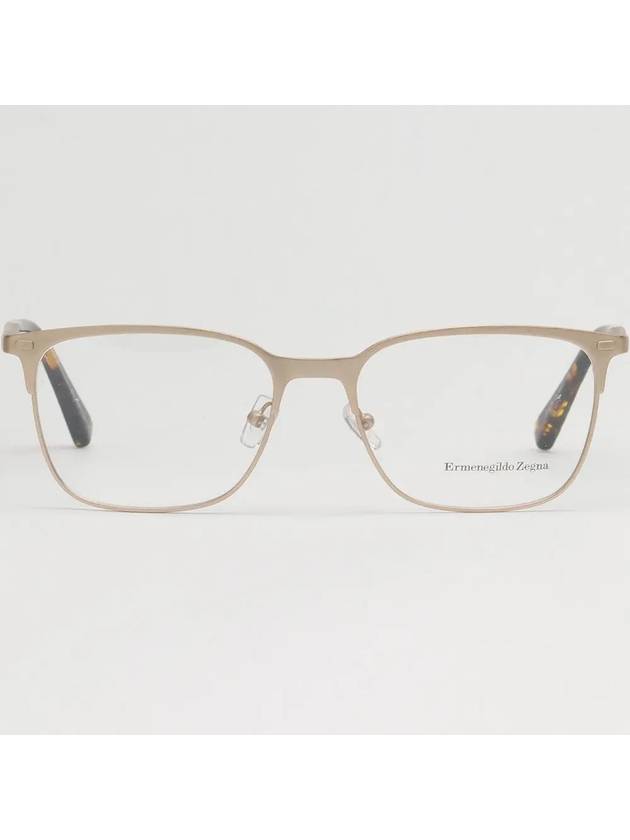 Eyewear Square Eyeglasses Gold - ERMENEGILDO ZEGNA - BALAAN 4