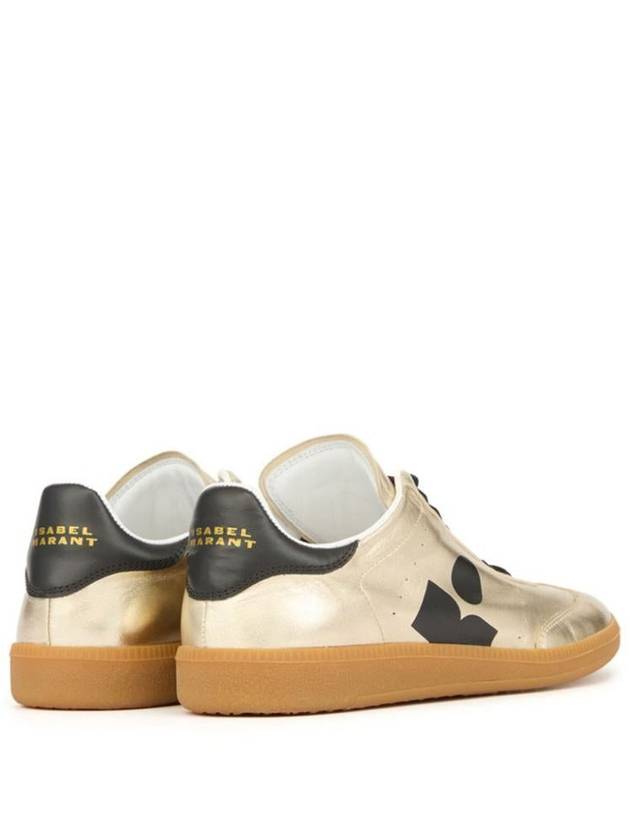 Isabel Marant Metallic Leather Kaycee Sneakers Shoes - ISABEL MARANT - BALAAN 4