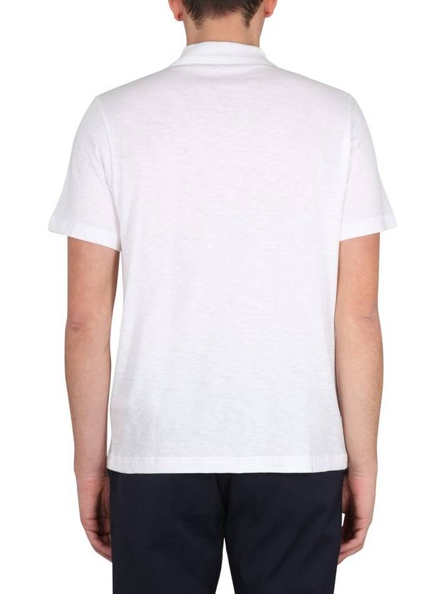 Bronn Cotton Short Sleeve Polo Shirt White - THEORY - BALAAN 6