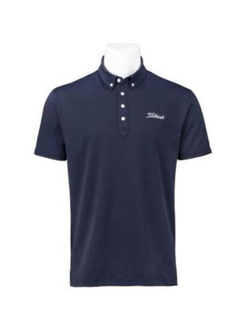 Short Sleeve T Shirt TLTMS131JNV Navy - TITLEIST - BALAAN 1