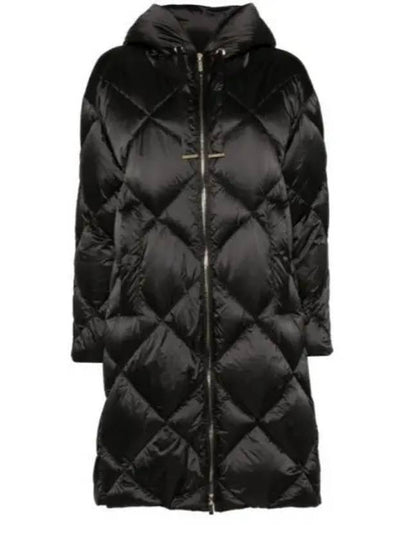 Trefe Hooded Long Padding Black - MAX MARA - BALAAN 2