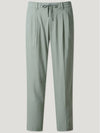 Green Crispy Two Tuck BANDING Pants - IRO - BALAAN 1