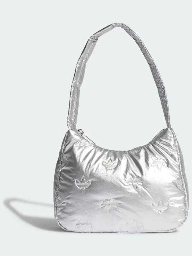 Shoulder Bag Hobo Bag Mini Puppy Silver Satin Bag Women - ADIDAS ORIGINALS - BALAAN 1