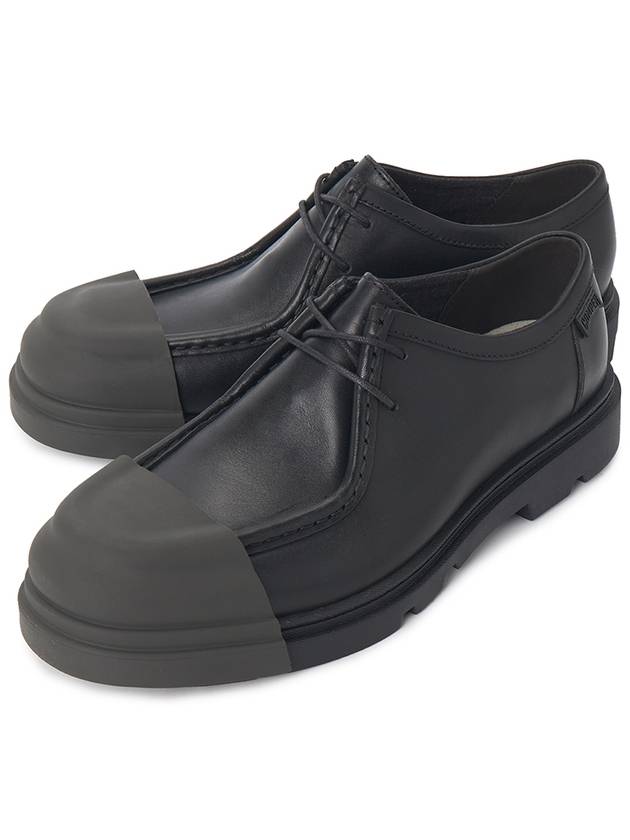 Junction Raised Leather Derby Black - CAMPER - BALAAN 2