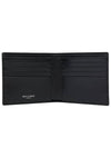 East/West Wallet In Smooth Leather Black - SAINT LAURENT - BALAAN.