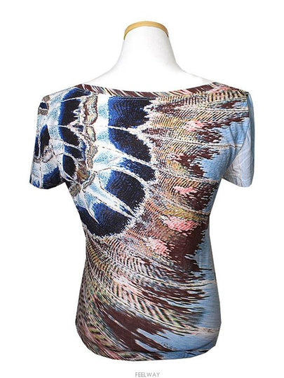 women short sleeve t shirt - ROBERTO CAVALLI - BALAAN 2