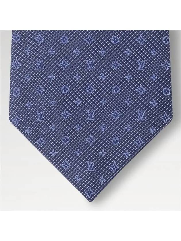 Monogram Classic Tie Blue - LOUIS VUITTON - BALAAN 4