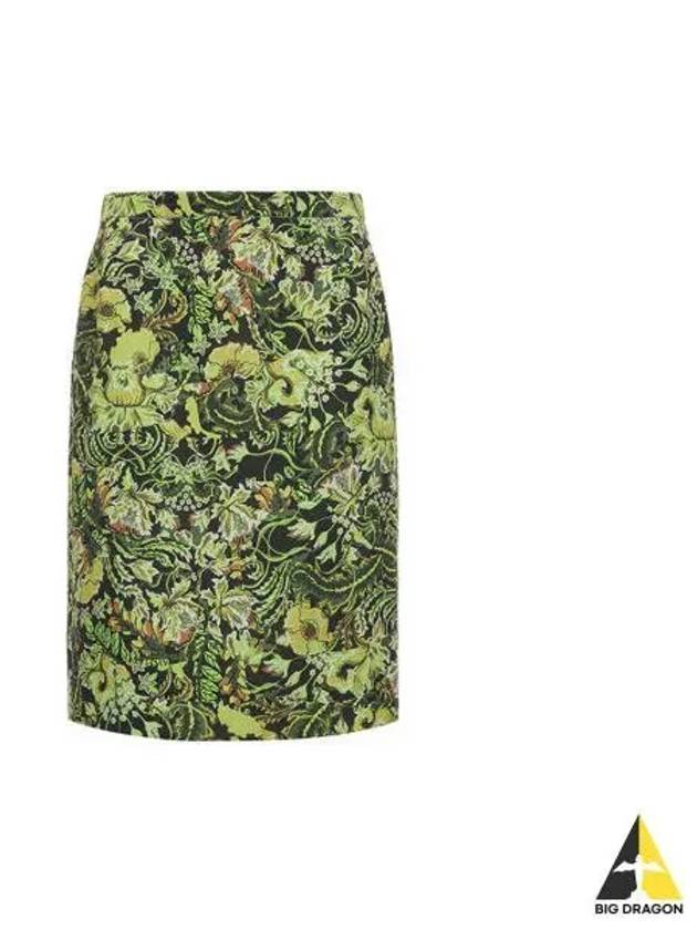 Dries Van Noten Women s Printed Midi Skirt Multi 0108275109 - DRIES VAN NOTEN - BALAAN 1