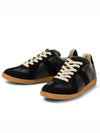 Replica Calfskin Low Top Sneakers Black - MAISON MARGIELA - BALAAN 4