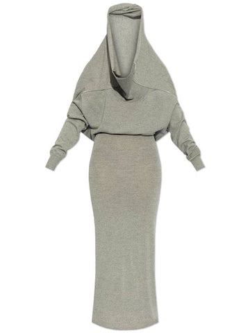 Y Project Wool Dress, Women's, Grey - Y/PROJECT - BALAAN 1