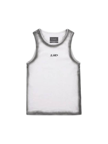 Runway Spray Logo Recycled Sleeveless White - ULKIN - BALAAN 1