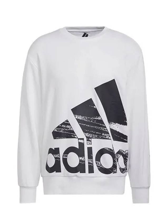 Big Logo Sweatshirt White - ADIDAS - BALAAN 1