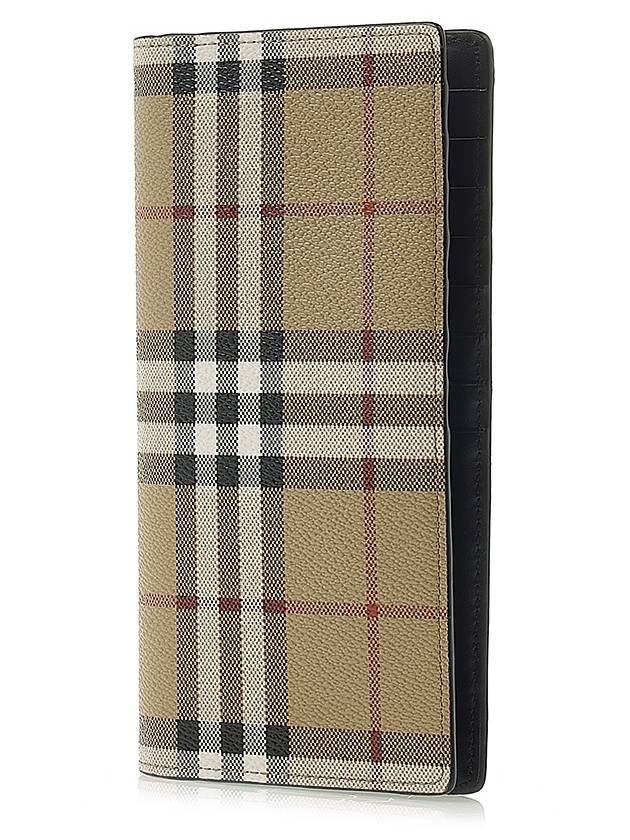 Vintage Check Canvas Long Wallet Beige - BURBERRY - BALAAN 3