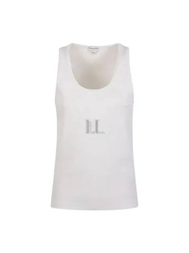 Slim Fit Stretch Cotton Sleeveless White - BOTTEGA VENETA - BALAAN 2