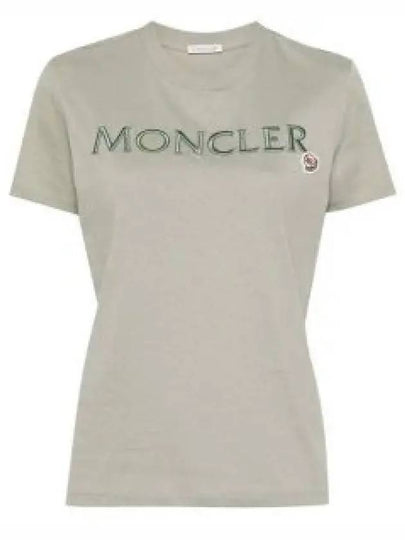 24 8C00006 829HP 92G Logo Embroidery T Shirt 1216358 - MONCLER - BALAAN 1