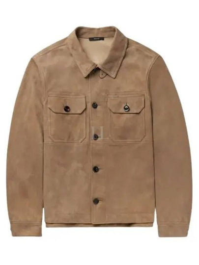 Micro Light Suede Jacket Brown - TOM FORD - BALAAN 2