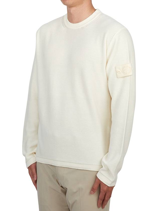 Ghost Piece Knit Top White - STONE ISLAND - BALAAN 3