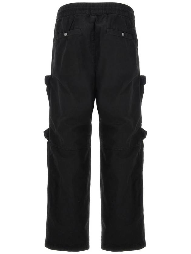 P Danzel Twill Cargo Straight Pants Black - DIESEL - BALAAN 3