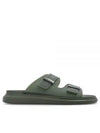 Hybrid Rubber Sandals Khaki - ALEXANDER MCQUEEN - BALAAN 2