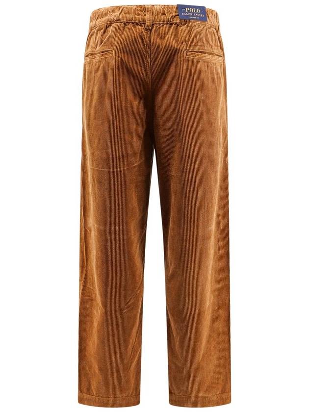 Corduroy Straight Pants Brown - POLO RALPH LAUREN - BALAAN 3