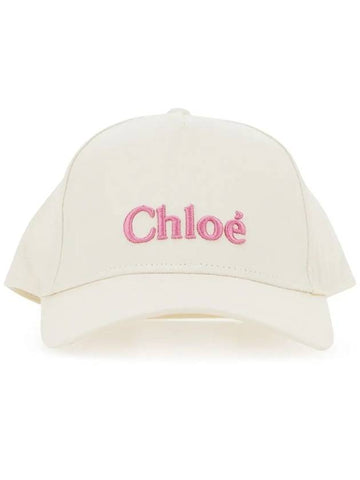 Kids Logo Embroidered Cap Light Pink C20049 117 - CHLOE - BALAAN 1