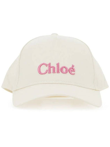 Kids Logo Embroidered Cap Light Pink C20049 117 - CHLOE - BALAAN 1