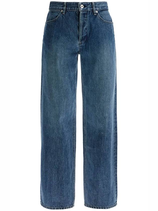 loose fit straight cut jeans - JIL SANDER - BALAAN 1