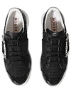 Viv Buckle Fabric Low Top Sneakers Black - ROGER VIVIER - BALAAN 7