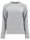 Mila Logo Cotton Sweatshirt Grey White - ISABEL MARANT - BALAAN 3