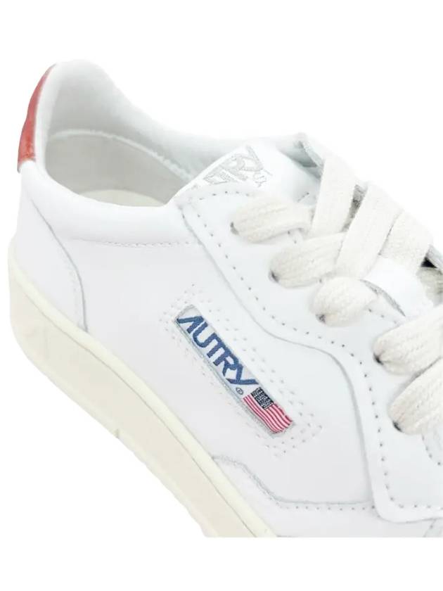 Men's Medalist Leather Low Top Sneakers White - AUTRY - BALAAN 4