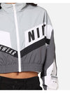 Women's Sportswear Woven Track Jacket Iron Grey - NIKE - BALAAN 7