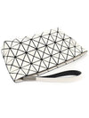 BB81 AG044 White Prism Basic Strap Pouch Clutch - ISSEY MIYAKE - BALAAN 3