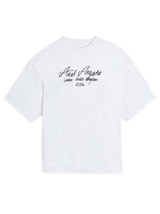 short sleeve t-shirt A2223002 WHITE WHITE - AXEL ARIGATO - BALAAN 2