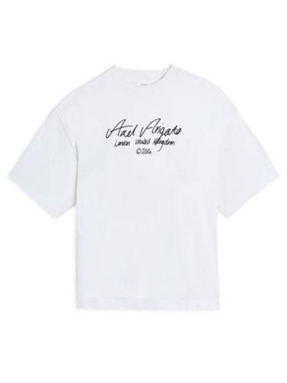 short sleeve t-shirt A2223002 WHITE WHITE - AXEL ARIGATO - BALAAN 2