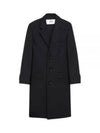 Men's Virgin Wool Single Coat Black - AMI - BALAAN 2