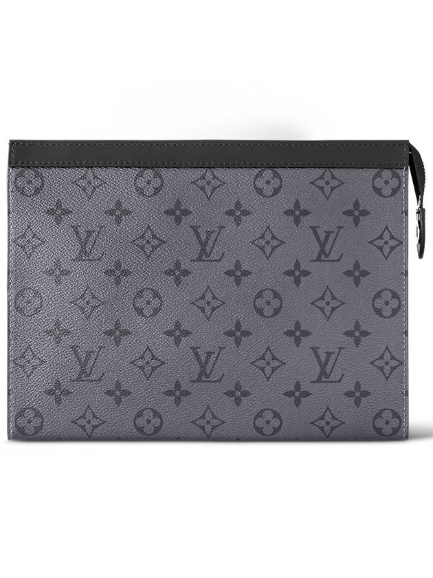 Monogram Eclipse Reverse Pochette Voyage MM Pouch Bag Grey - LOUIS VUITTON - BALAAN 2