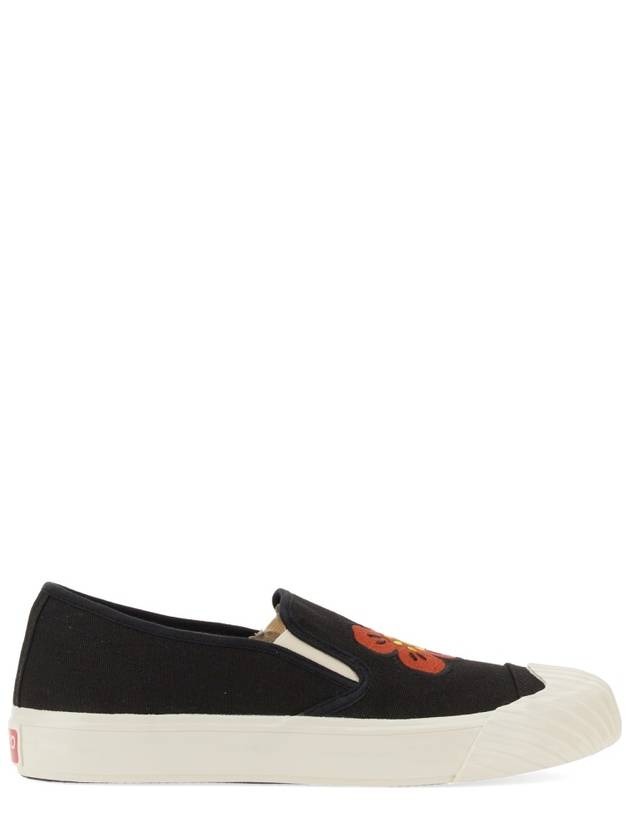 School Boke Flower Slip-On Black - KENZO - BALAAN 4