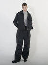 Padding Parachute Cargo Pants Black - CHANCE'S NOI - BALAAN 3