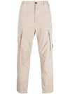 Twill Stretch Lens Cargo Straight Pants Beige - CP COMPANY - BALAAN 2