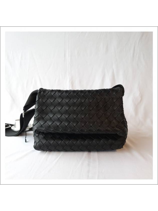 Intrecciato Small Cross Bag Black - BOTTEGA VENETA - BALAAN 2