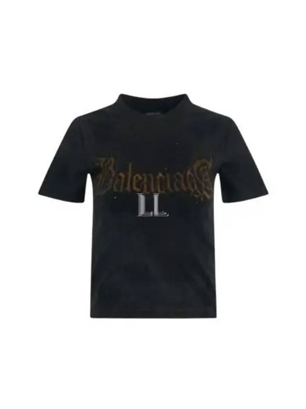 Heavy Metal Tight Small Fit Short Sleeve T-Shirt Black - BALENCIAGA - BALAAN 2