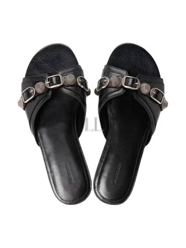 Le Cagole Slippers Black - BALENCIAGA - BALAAN 2